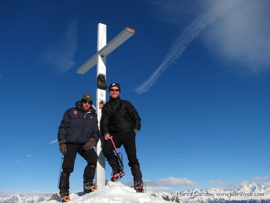 Salita invernale al Rif. Benigni e in Cima Piazzotti con tanta neve...uno spettacolo (4 gennaio 2009) - FOTOGALLERY